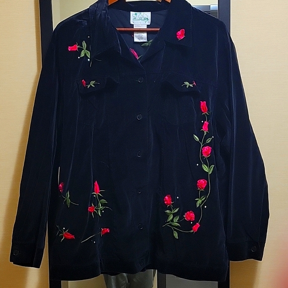 Quacker Factory Jackets & Blazers - The Quacker Factory shacket size 1X